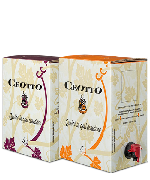 Bag In Box 5 lt. - Coppia Bianco/Rosso